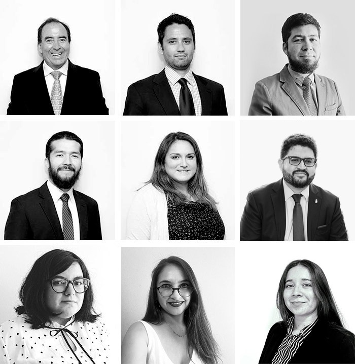 Equipo de abogados del Estudio Jurídico Caucoto